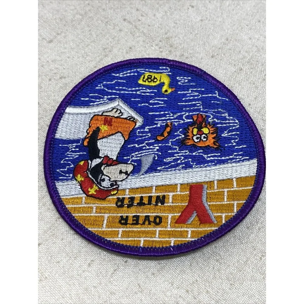 Vintage Cub Boy Scout‎ Patch Y Overniter RARE Cat Shark Duck 1987